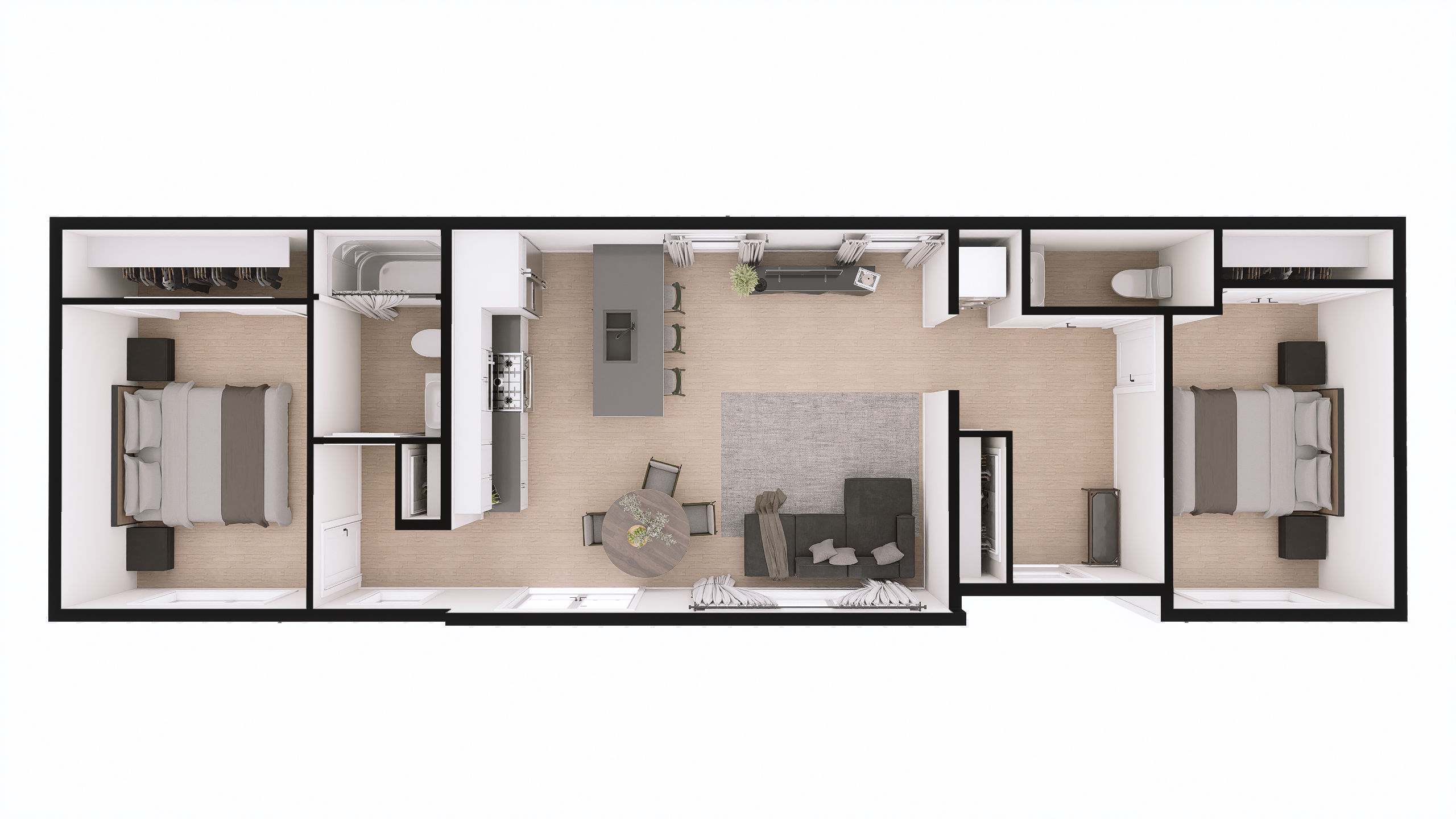 The Laketon 3d floor plan