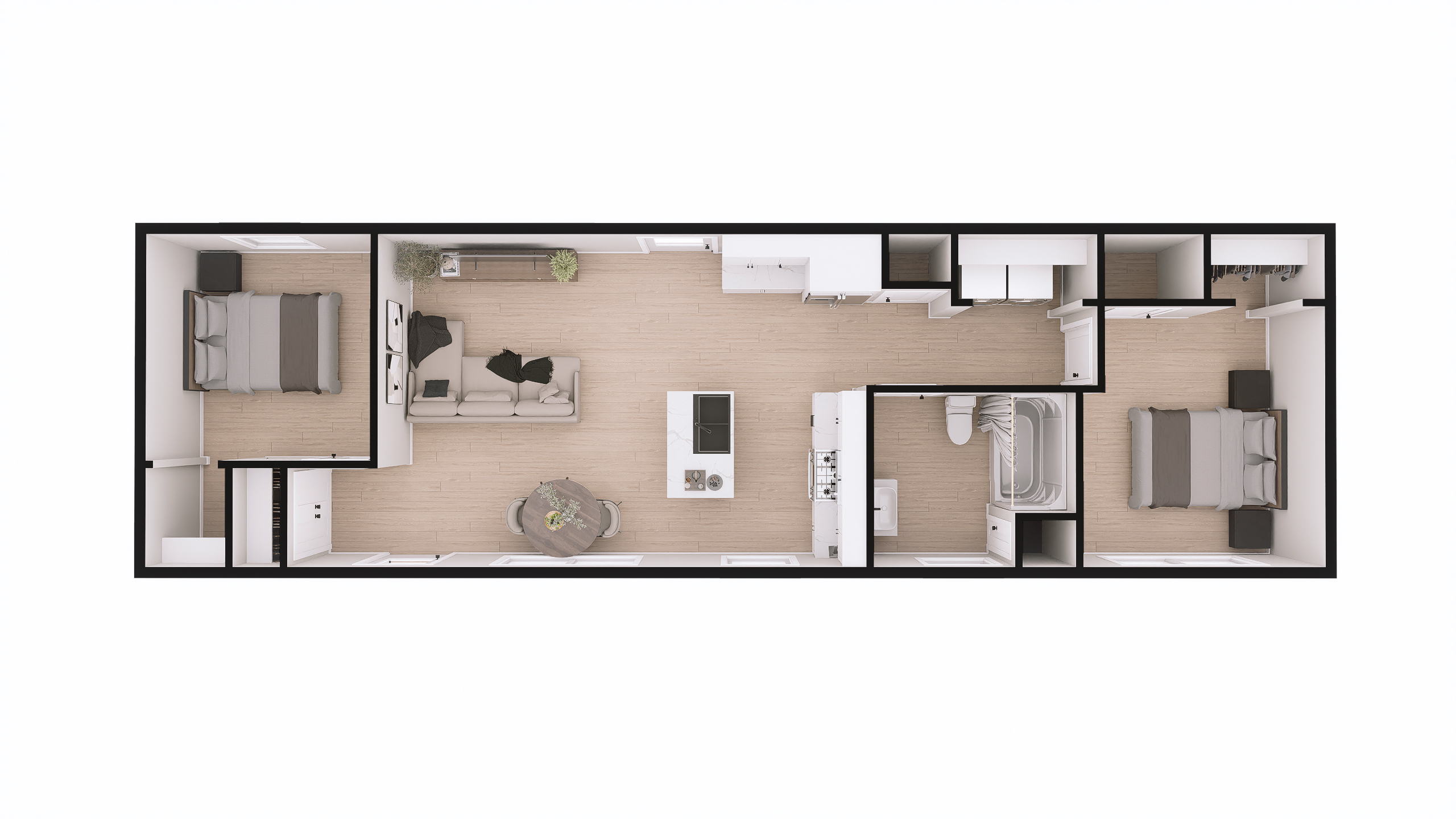 The Breton 3D Floor Plan