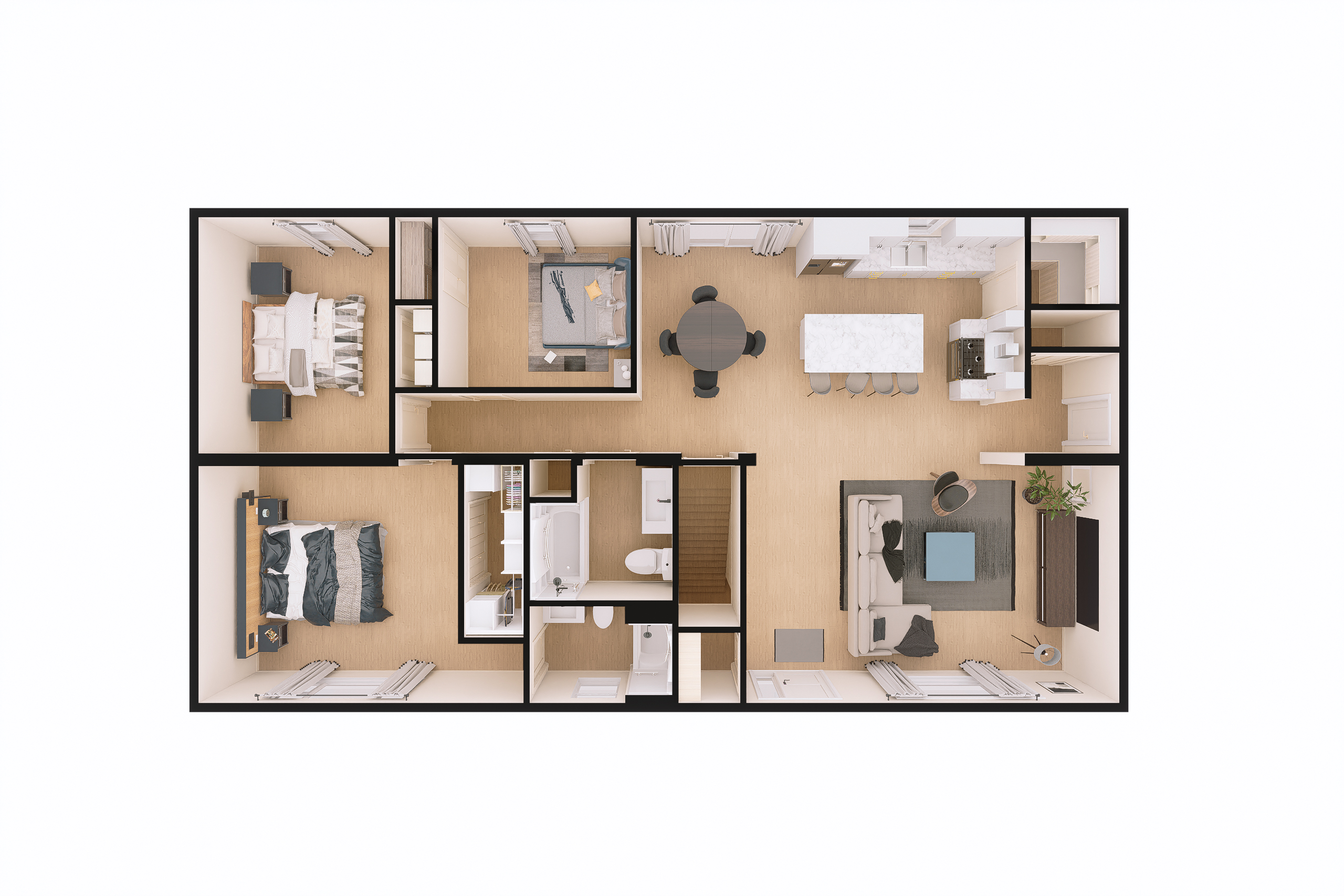 The Keirstead 3D Floor Plan