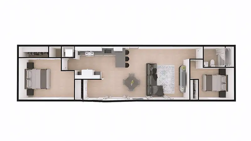 3D Floor Plan 1
